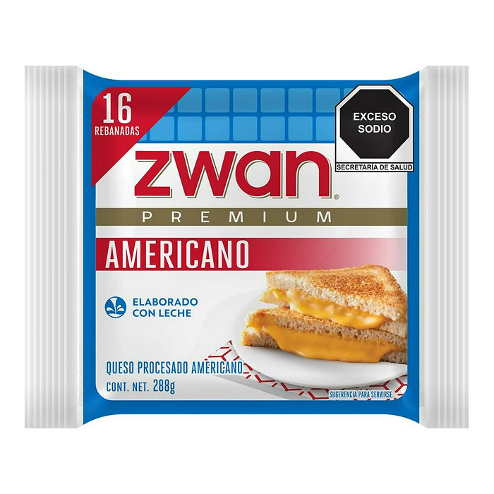 QUESO AMERICANO ZWAN 288  GR.