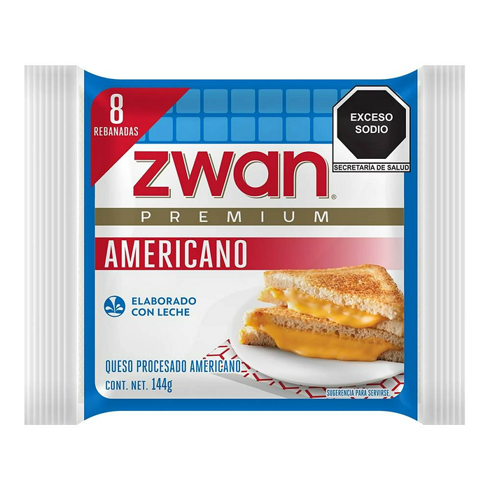 QUESO AMERICANO ZWAN 144  GR.