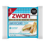 QUESO AMERICANO REDUCIDO EN GRASA ZWAN 144  GR.