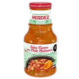 SALSA CASERA PICANTE HERDEZ  BOTELLA 240  GR.