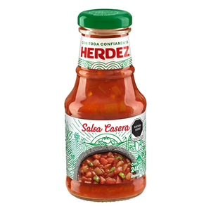 SALSA CASERA ROJA HERDEZ PRECIO ESPECIAL BOTELLA 240  GR.