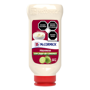 MAYONESA CON JUGO DE LIMONES MCCORMICK SQUEEZE 290  GR.