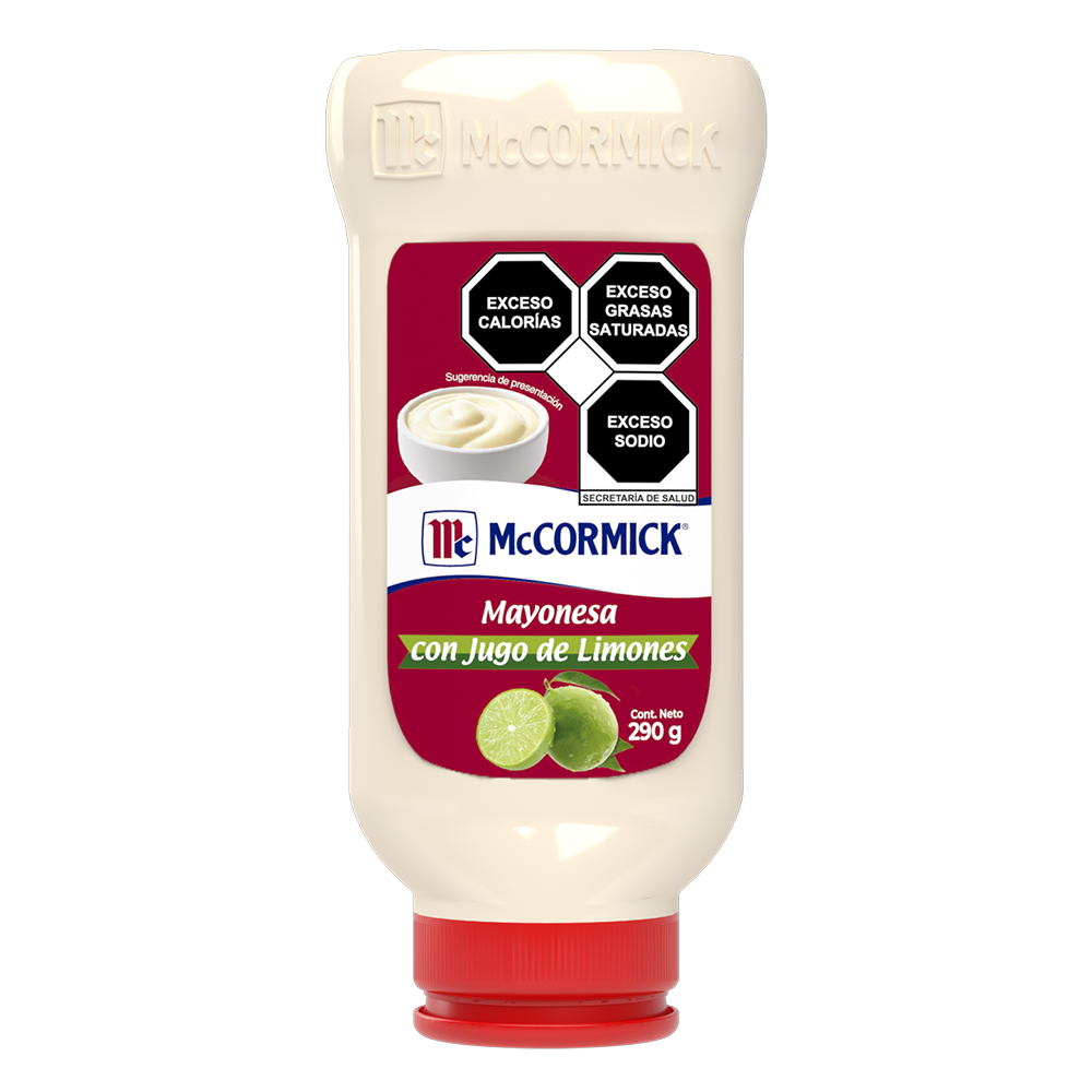 MAYONESA CON JUGO DE LIMONES MCCORMICK SQUEEZE 290  GR.