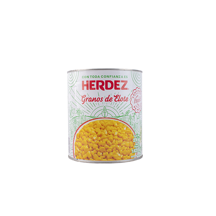 GRANOS DE ELOTE HERDEZ LATA 2.900  KG.