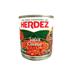 SALSA CASERA ROJA HERDEZ LATA 210  GR.