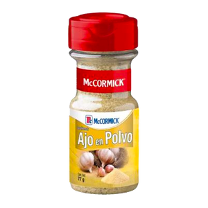 AJO EN POLVO MCCORMICK FRASCO 77  GR.