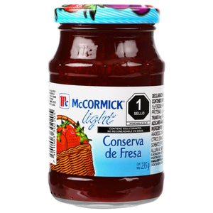 MERMELADA DE FRESA SIN AZUCAR MCCORMICK FRASCO 235  GR.