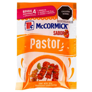 MARINADOR MCCORMICK SABOR PASTOR POUCH 30  GR.