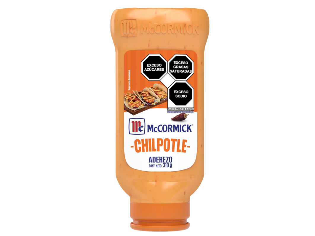 ADEREZO DE MAYONESA CON CHIPOTLE MCCORMICK SQUEEZE 310  GR.