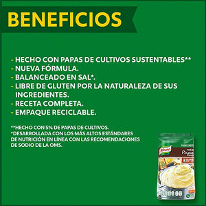 KNORR MEZCLA PARA PREPARAR PURÉ DE PAPA 800 g 800  GR.