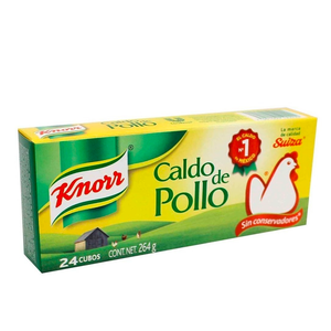 KNORR SUIZA POLLO FAMILIAR 24 CUBOS 24  CUBO