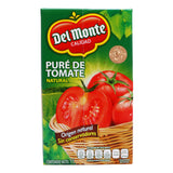 PURÉ DE TOMATE NATURAL DEL MONTE TETRA 1  LT.