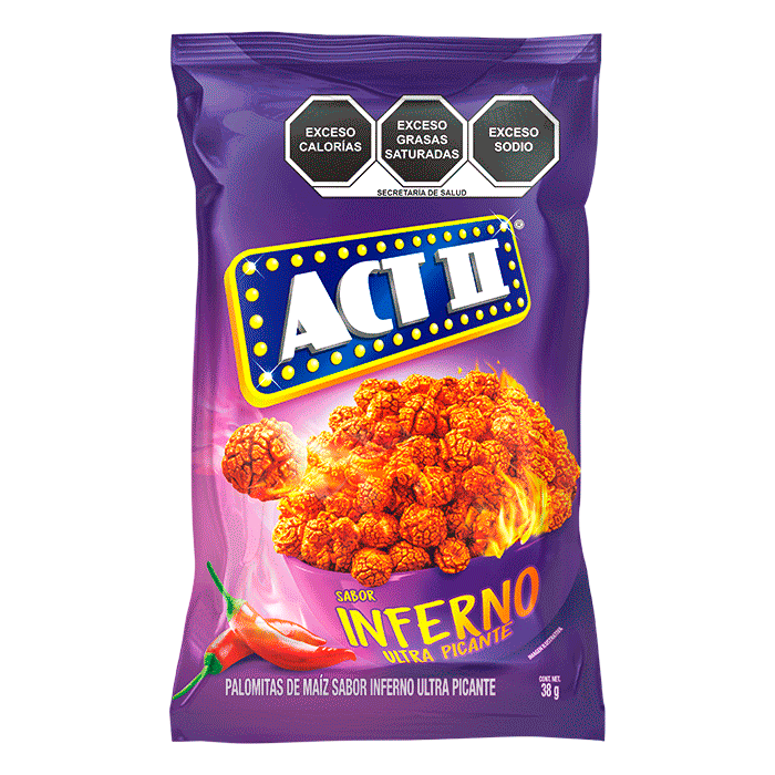 PALOMITAS REVENTADAS ACTII INFERNO 38  GR.