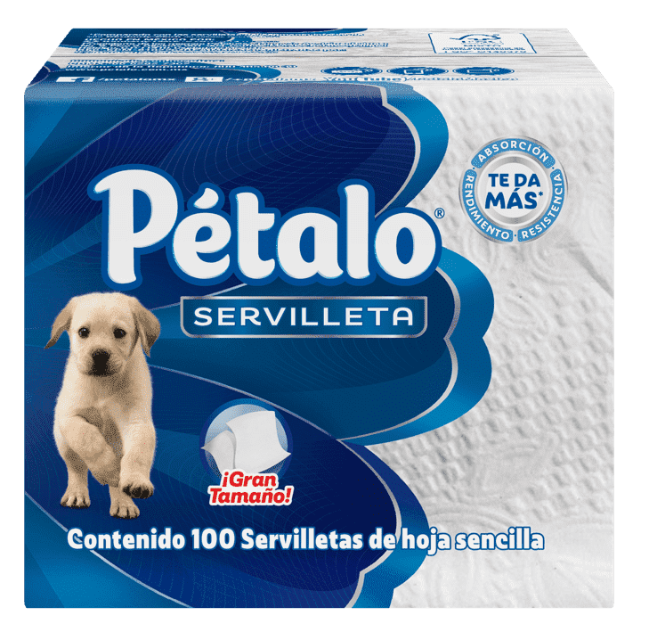 SERVILLETA PETALO 100  PZA.