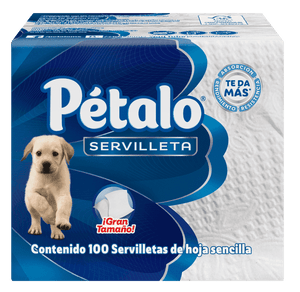 SERVILLETA PETALO 100  PZA.