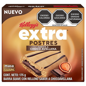 BARRAS EXTRA POSTRE CHOCO AVELLANA DISPLAY 175  GR.