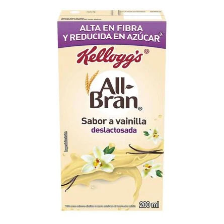 LECHE SABOR A VAINILLA DESLACTOSADA ALL BRAN KELLOGGS 200  ML.