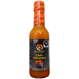 SALSA DE CHILE HABANERO ARTESANAL CON ADEREZOS  LA EXTRA BOTELLA 140  ML.