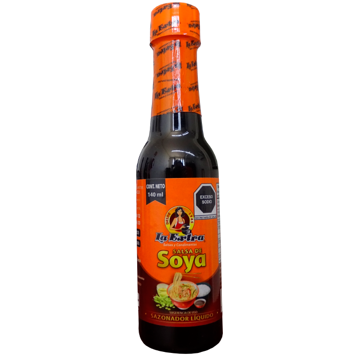 SALSA DE SOYA LA EXTRA BOTELLA 140  ML.