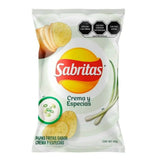 PAPAS SABRITAS CREMA Y ESPECIAS FAMILIAR 160  GR.