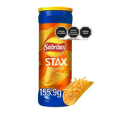 PAPAS LAYS STAX SABOR CEDDAR 155.9GRS 1  PZA.