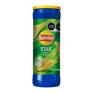 PAPAS LAYS STAX SABOR CREMA 155.9GRS 1  PZA.