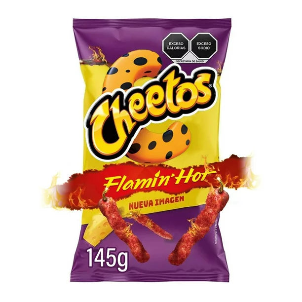 CHEETOS FLAMIN HOT COMPARTE 145  GR.