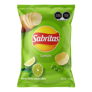 PAPAS SABRITAS LIMON 170  GR.