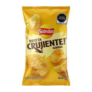 PAPAS SABRITAS RECETA CRUJIENTE SAL 160  GR.