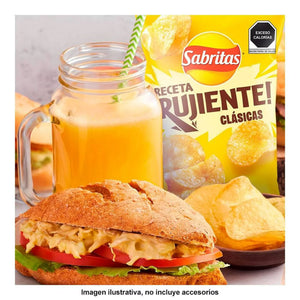 PAPAS SABRITAS RECETA CRUJIENTE SAL 160  GR.