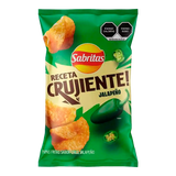 PAPAS SABRITAS RECETA CRUJIENTE JALAPEÑO 160  GR.