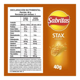 PAPAS LAYS STAX SABOR CHEDDAR DE 40GRS 40  GR.