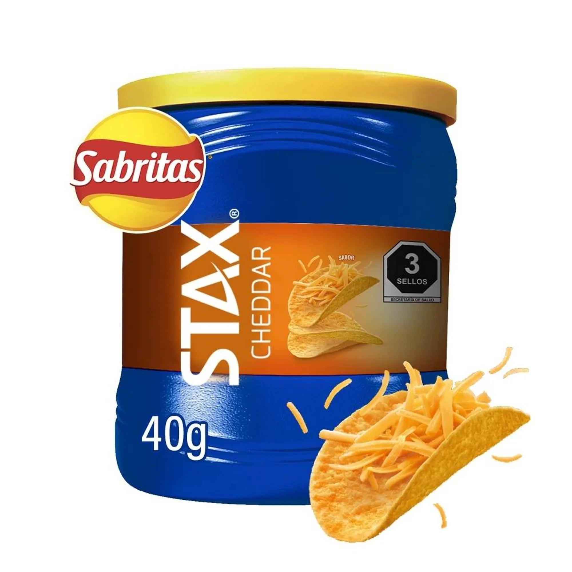 PAPAS LAYS STAX SABOR CHEDDAR DE 40GRS 40  GR.