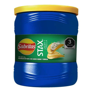 PAPAS LAYS STAX SABOR SOUR CREAM & ONION DE 40GRS 40  GR.