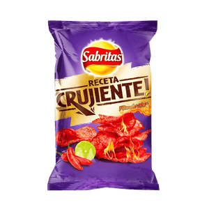 PAPAS SABRITAS RECETA CRUJIENTE FLAMIN HOT 160 GRS 160  GR.