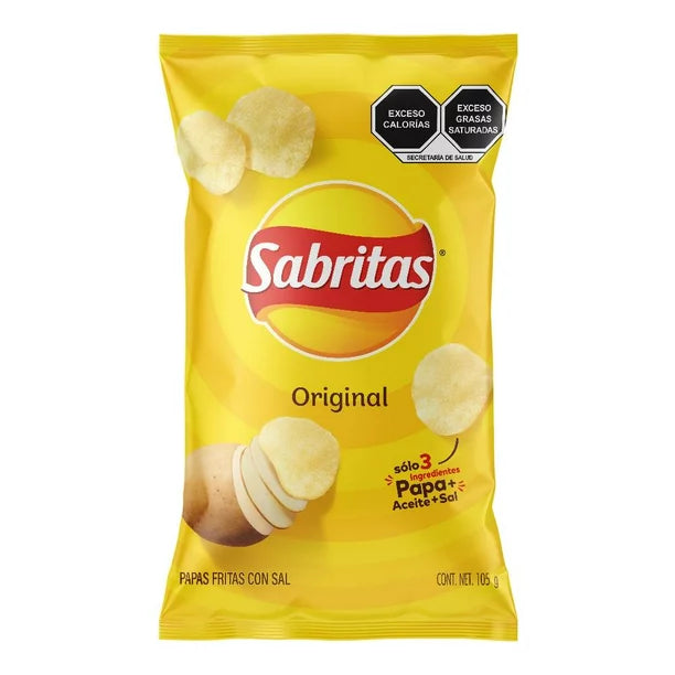 SABRITAS SAL COMPARTE 105  GR.