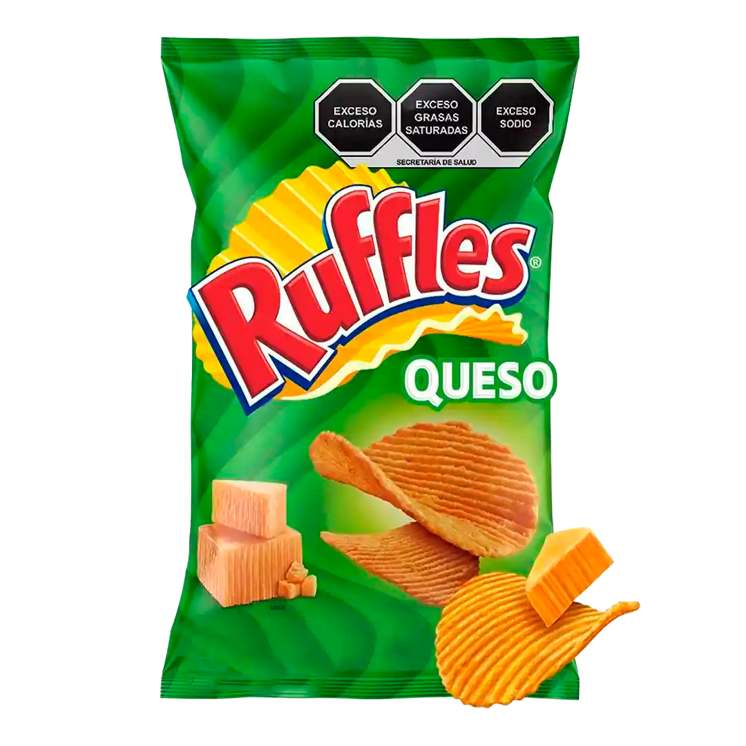 RUFFLES QUESO COMPARTE 120  GR.