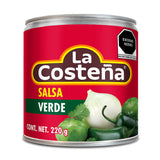 SALSA MEXICANA CASERA VERDE  LA COSTEÑA LATA 220  GR.