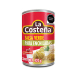 SALSA PARA ENCHILADAS VERDES LA COSTEÑA LATA 420  GR.