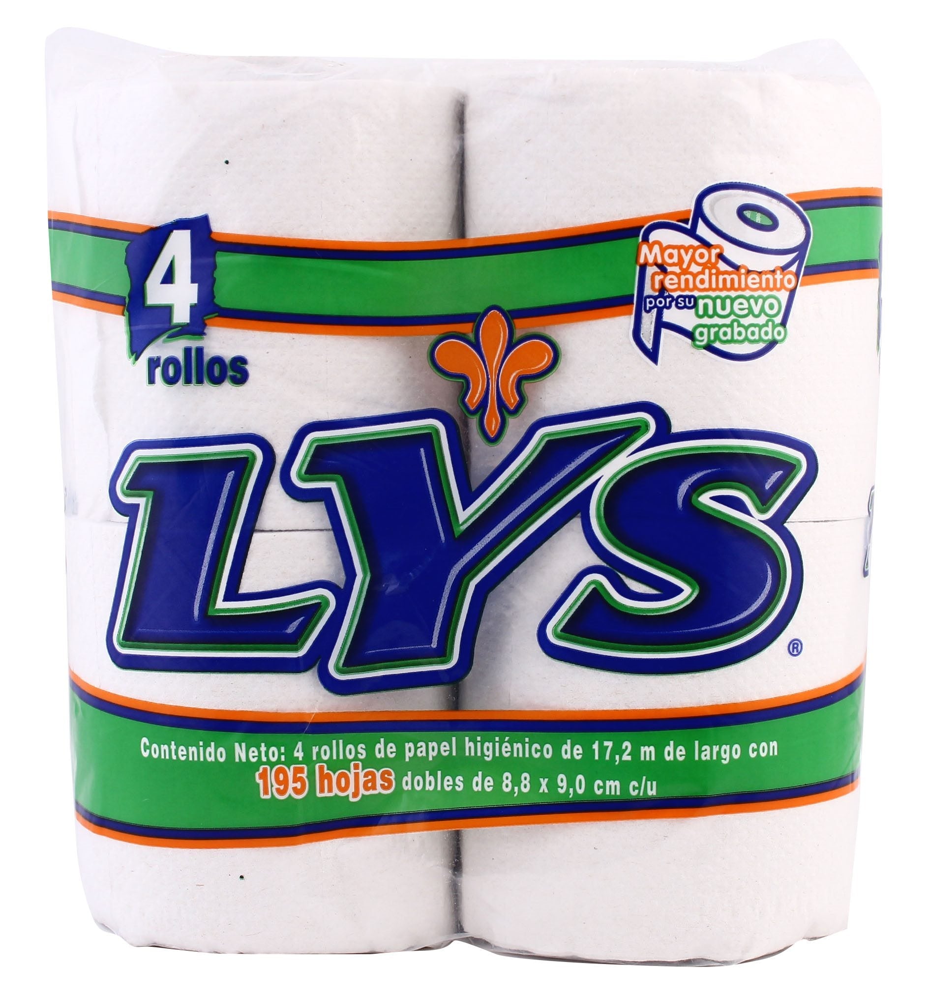 PAPEL HIGIENICO LYS 195 HD 4  ROLLO