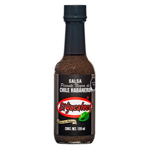 SALSA PICANTE NEGRA EL YUCATECO BOTELLA 120  ML.