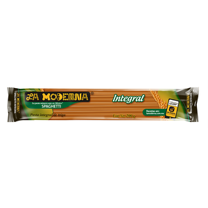 PASTA INTEGRAL DE TRIGO SPAGHETTI  LA MODERNA 200  GR.