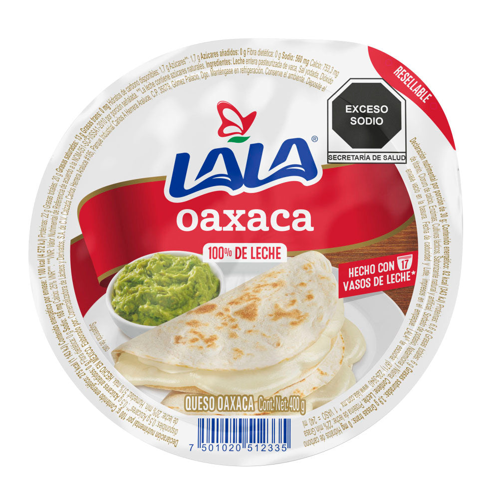 QUESO OAXACA LALA 400  GR.