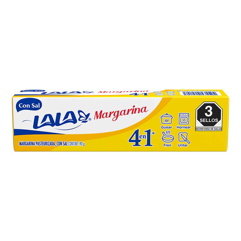 MARGARINA LALA CON SAL 90  GR.