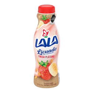 YOGHURT LICUADO LALA FRESA PLATANO CEREAL 440  GR.