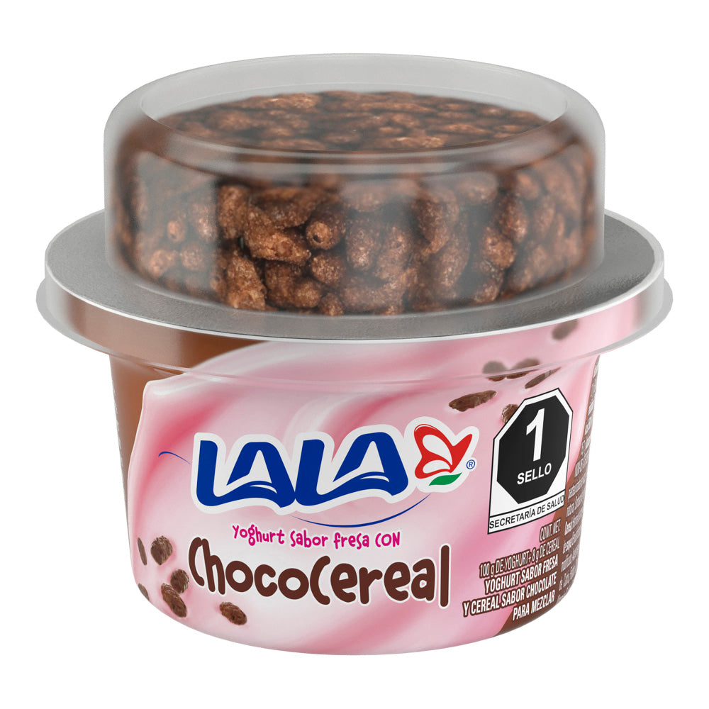 YOGHURT LALA FRESA CON CHOCOCEREAL 100  GR.