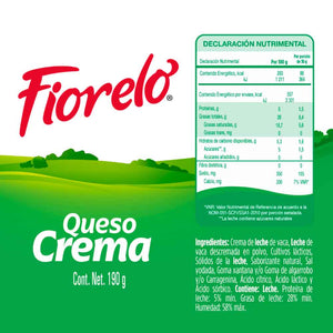 QUESO CREMA FIORELO 190  GR.