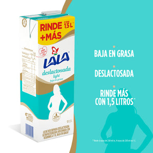 LECHE DESLACTOSADA LIGHT UHT LALA 1.500  LT.