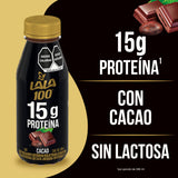 LECHE 100 SIN LACTOSA CACAO  LALA 330  ML.