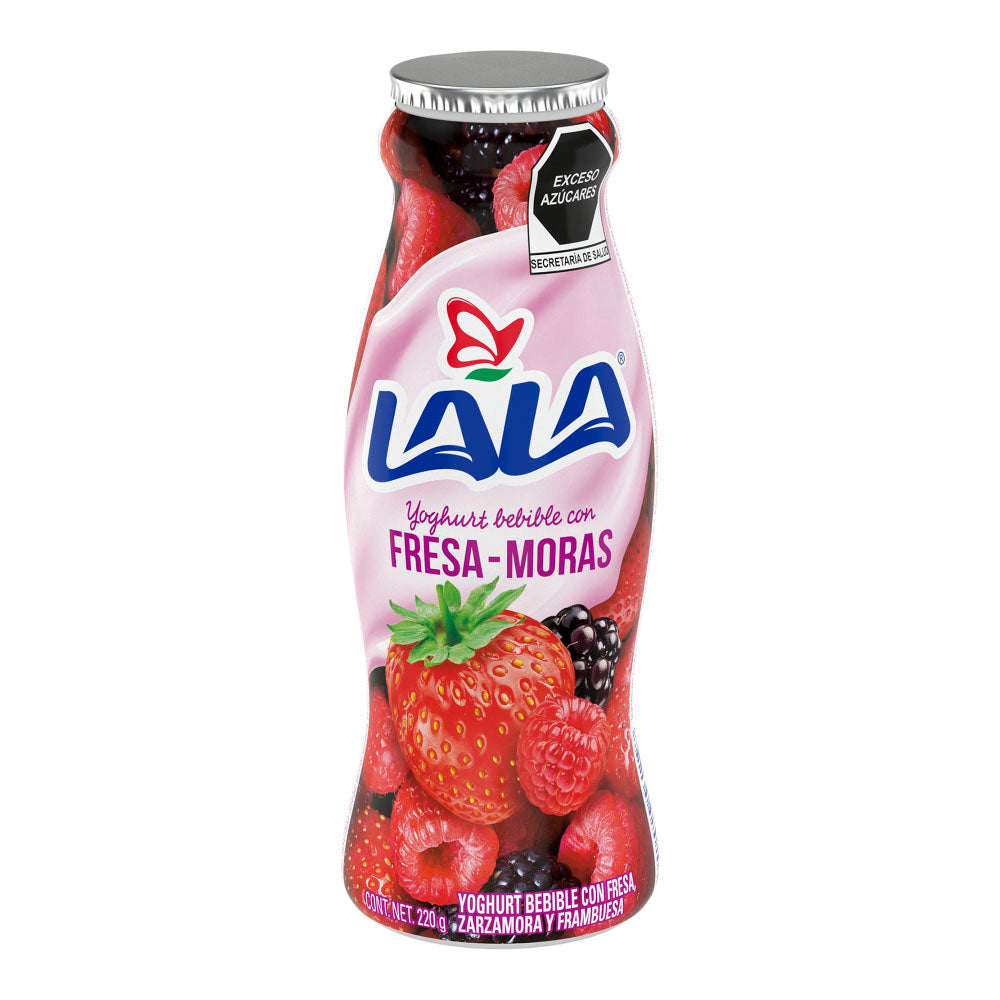 YOGHURT PARA BEBER LALA FRESA MORAS 220  GR.